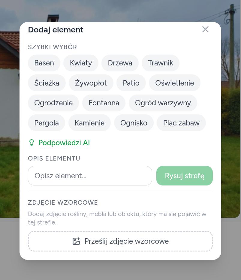 Panel narzędzi Precyzyjnej edycji w aplikacji Ogrovision