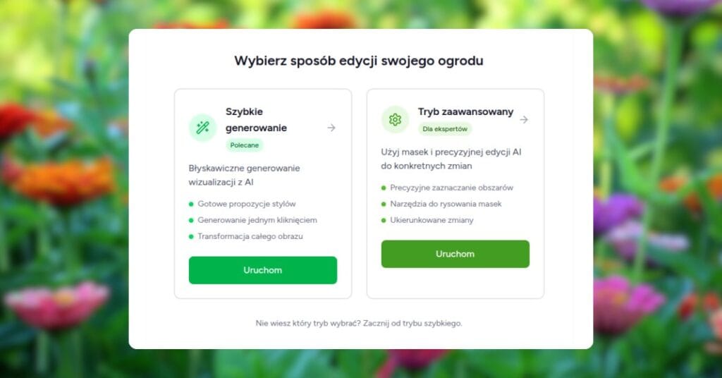 Nowy tryb w Ogrovision: Szybkie generowanie