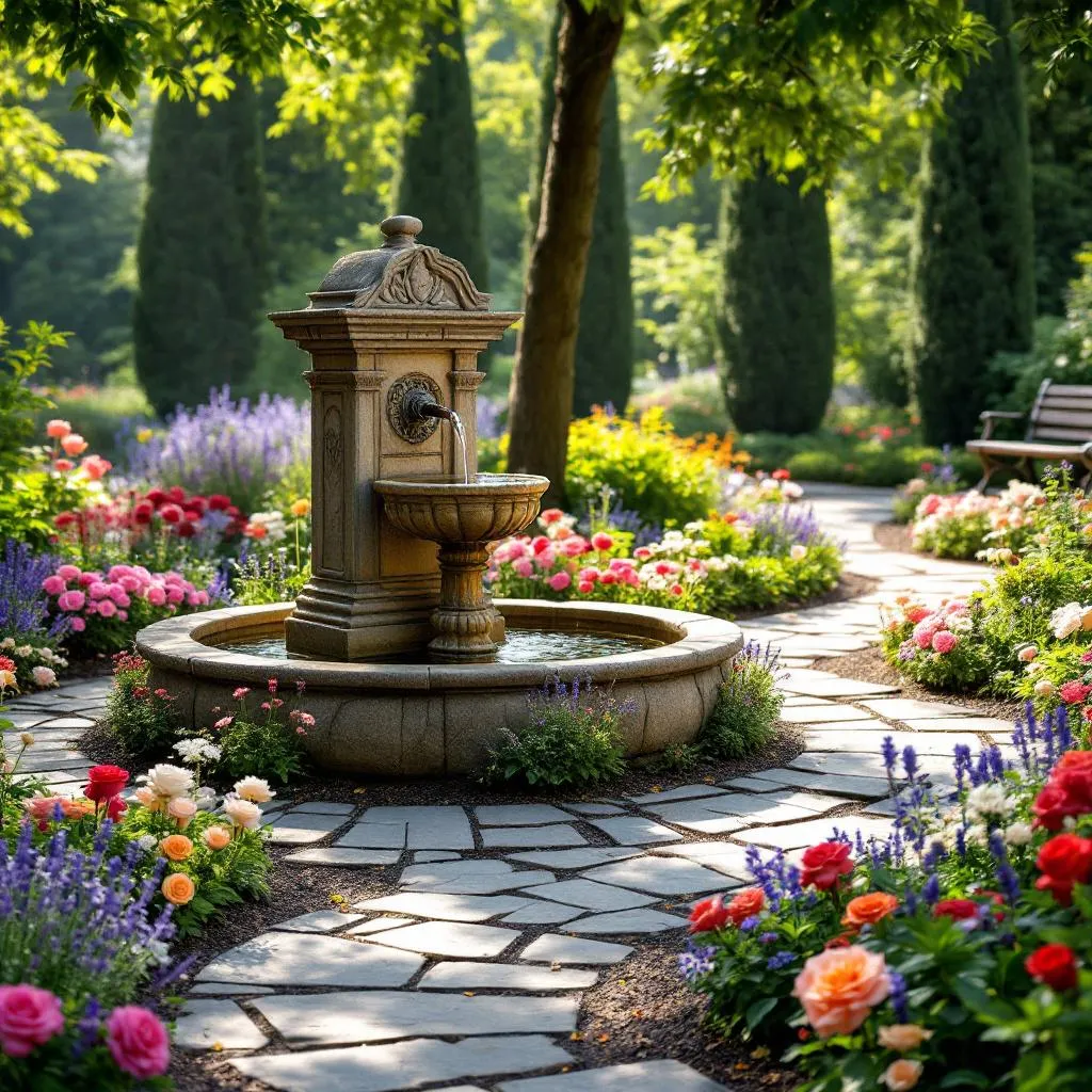 Fontanny w ogrodach: trendy i ekologiczne rozwiązania na 2025