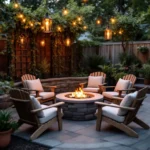 Ogrody z paleniskiem: nowoczesny trend na 2025 rok