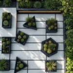 Czarne akcenty w ogrodzie: jak wprowadzić elegancję i nowoczesność