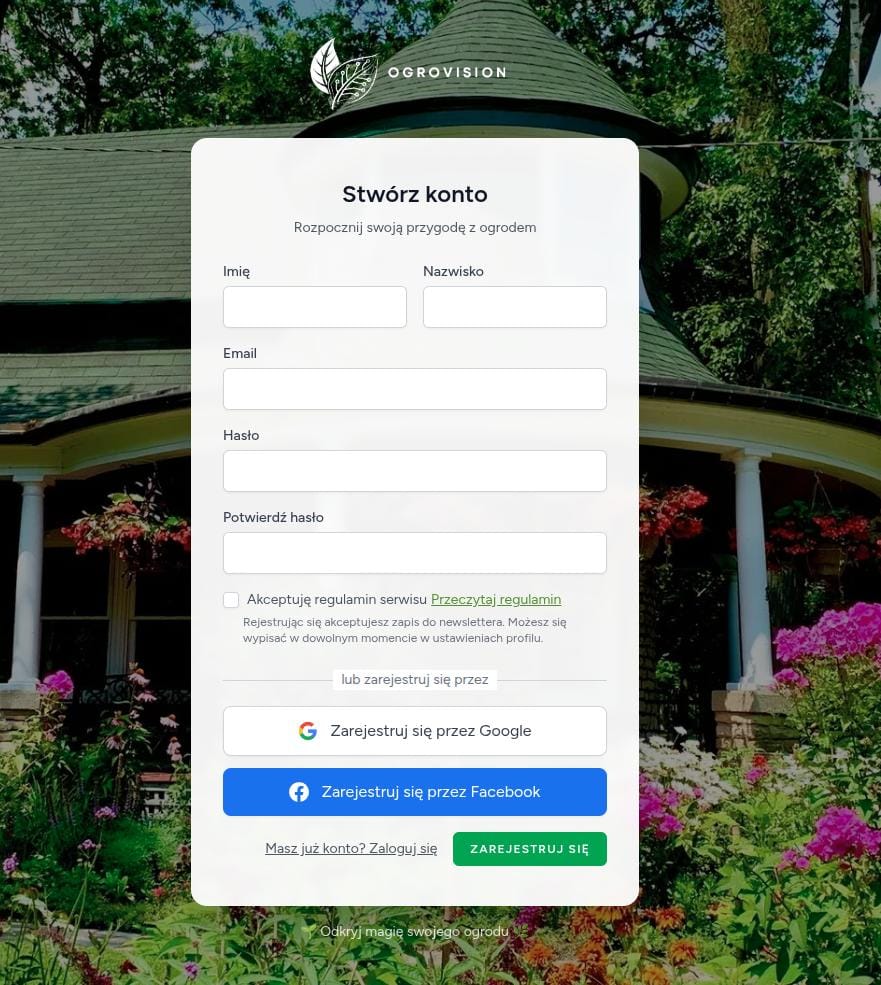 Ogrovision logowanie i rejestracja