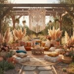 Styl boho w ogrodzie: materiały, kolory i formy w 2026 roku