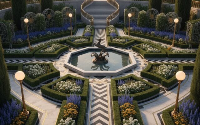 Elementy art déco w ogrodach: trendy i inspiracje na rok 2026