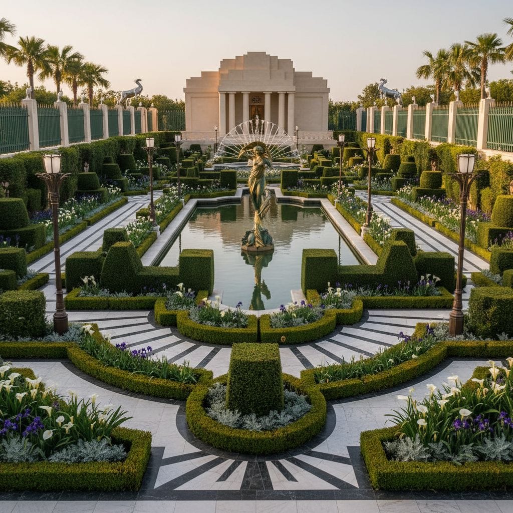 Ogród w stylu art déco