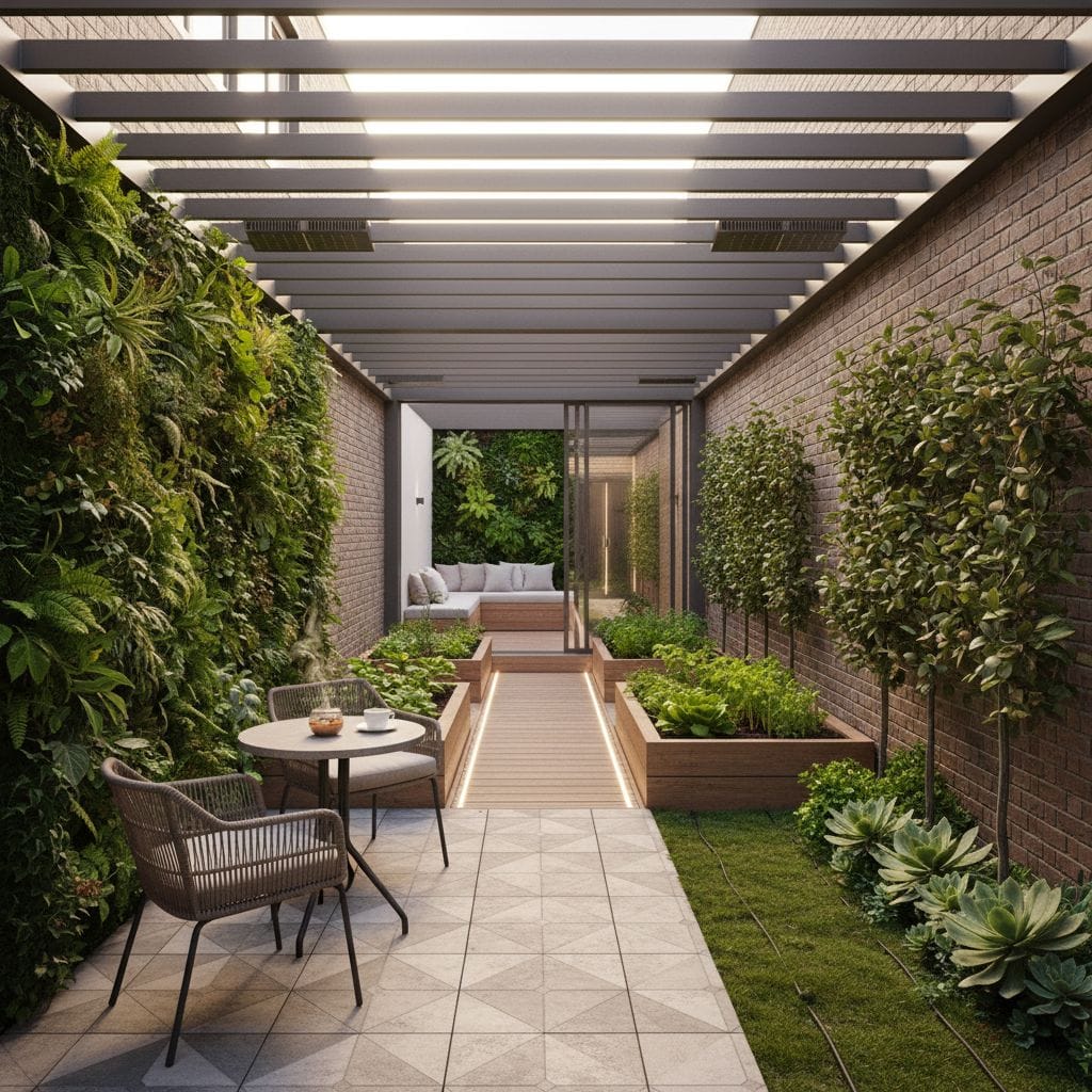 Jak zaprojektować ogród na wąskiej działce przy szeregowcu