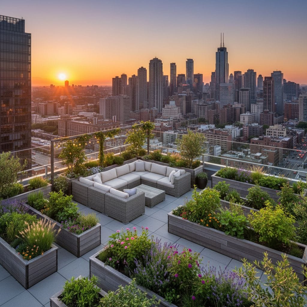 Ogród na dachu (roof garden)